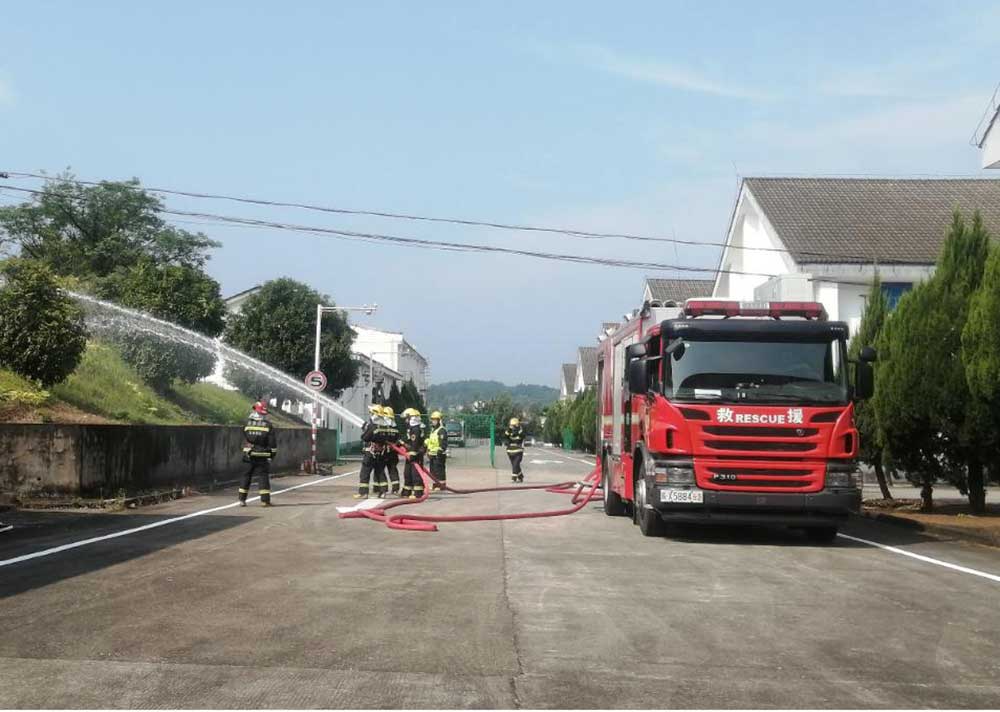 屯溪糧食收儲有限公司開展糧庫消防應急演練